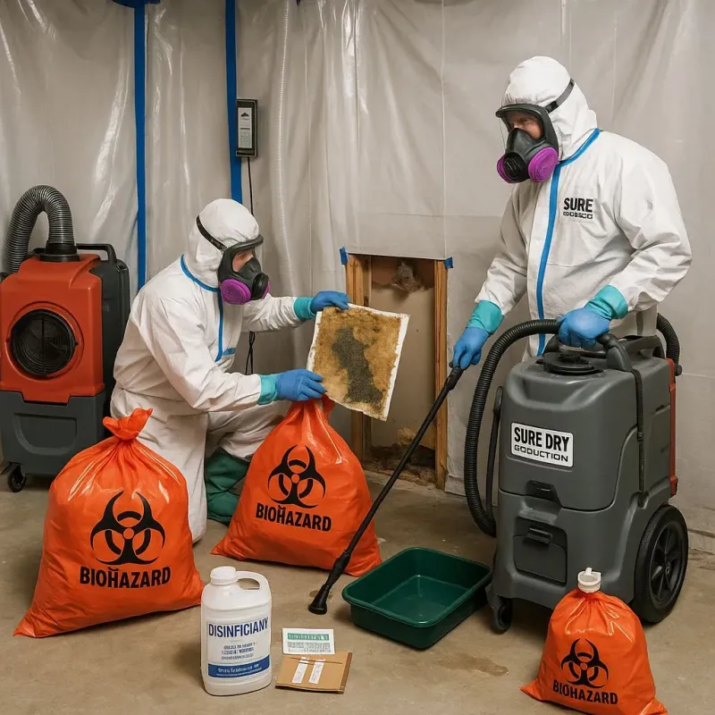 Contaminated Water Handling Protocols process in East Rockingham, NC