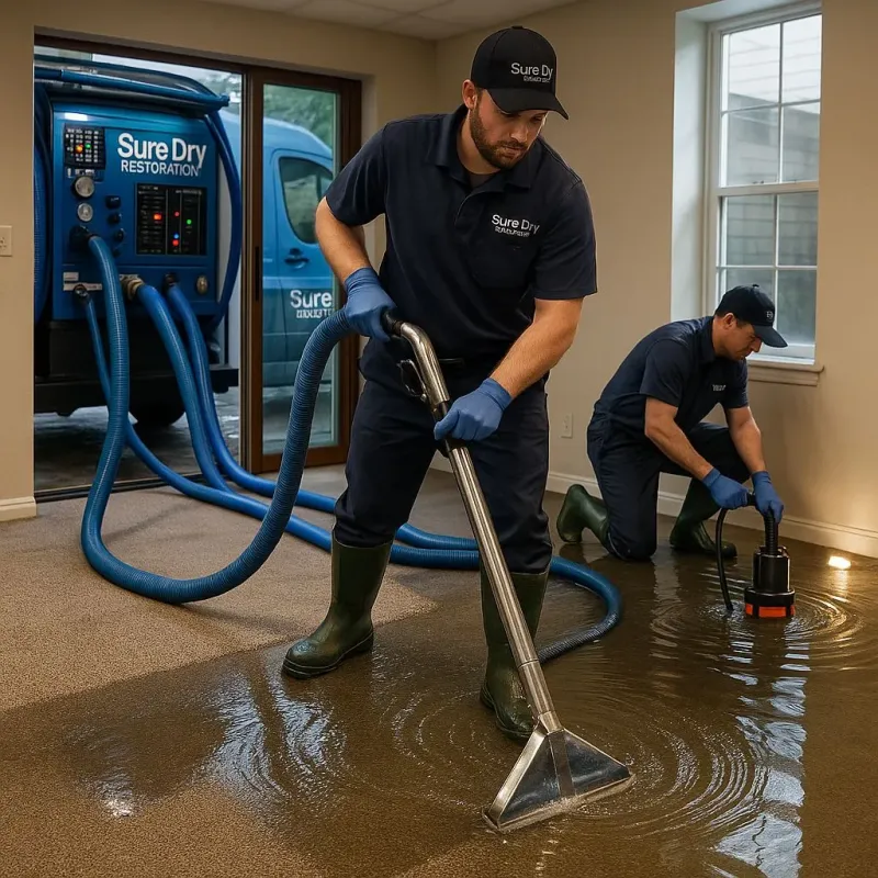 Water Extraction and Removal process in East Rockingham, NC